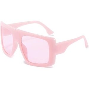 Stylish Pink Oversized Sunglasses